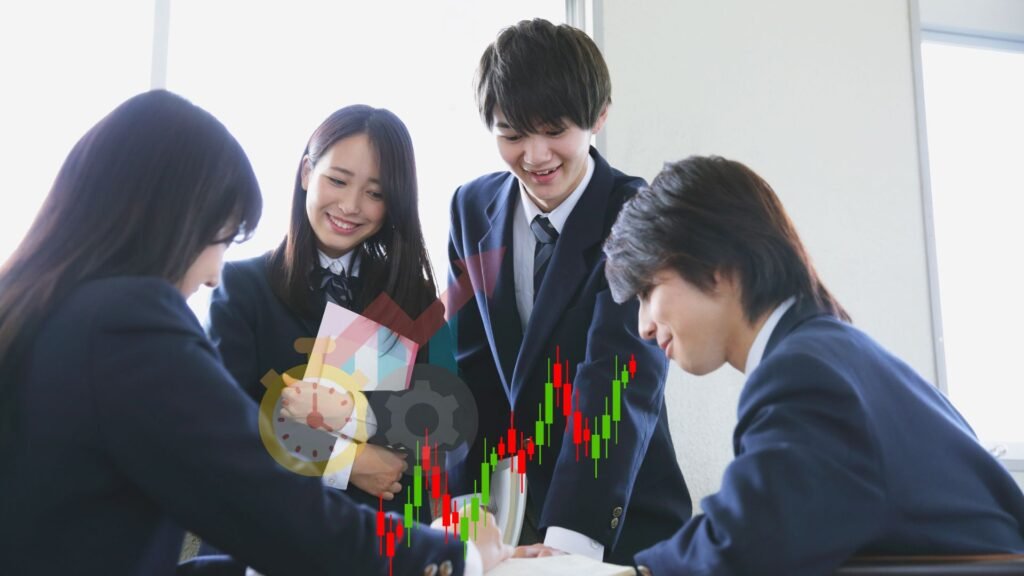 Price Optimization Analytics an image showing 3 people smilling as they were looking on a content on the table