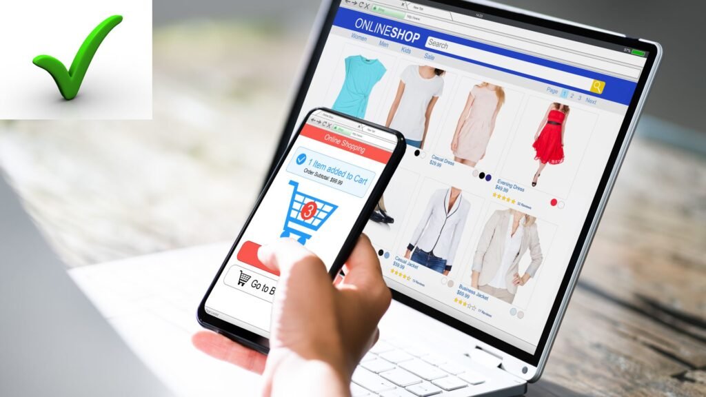 E-commerce & Retail an image show a man shopping online on his phone