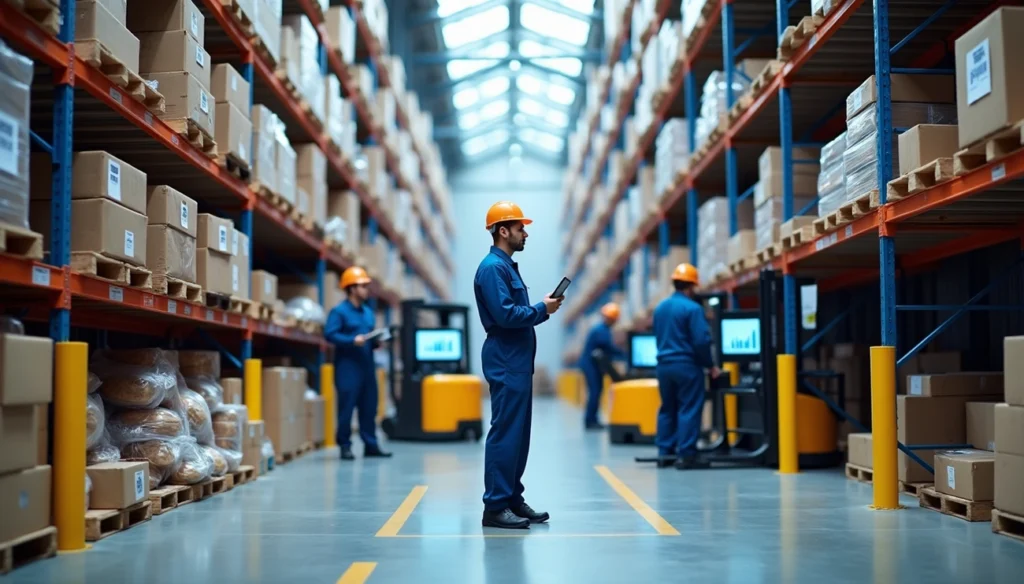 This is an image showing a store manager checking their inventory record to see Why Most Inventory Forecasting Methods