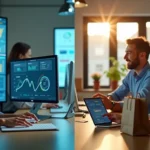 How to Build a Data-Driven Customer Retention Strategy A group of consultants working on a customer retention analysis for a company